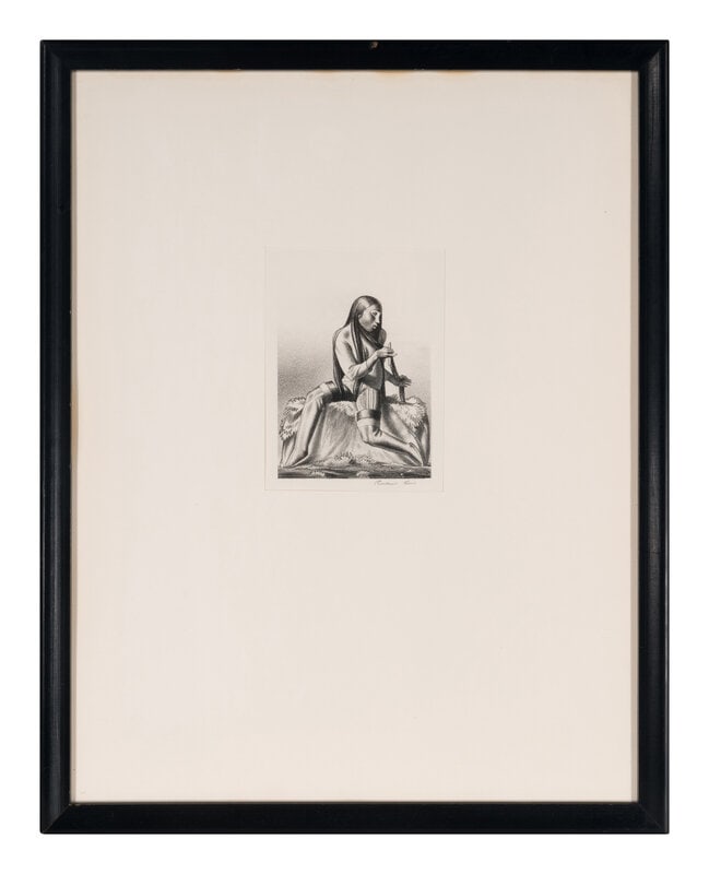 Rockwell Kent (American, 1882–1971) Sophia, 1933: Rockwell Kent (American, 1882–1971) Sophia, 1933 lithograph edition of 100; signed in pencil 3 1/4 x 5 1/4 inches. This lot is located in Chicago. Property from the Estate of Shir