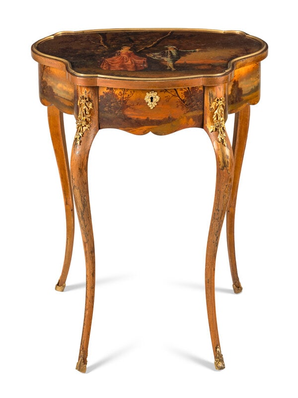 A Louis XV Style Vernis Martin Side Table (1 of 5)