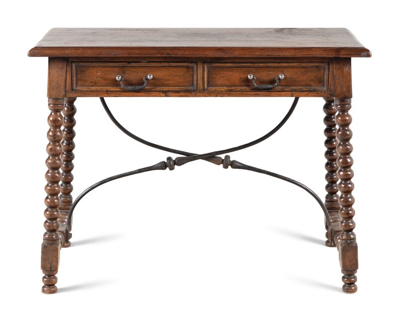 A Spanish Baroque Style Walnut Table (1 of 3)