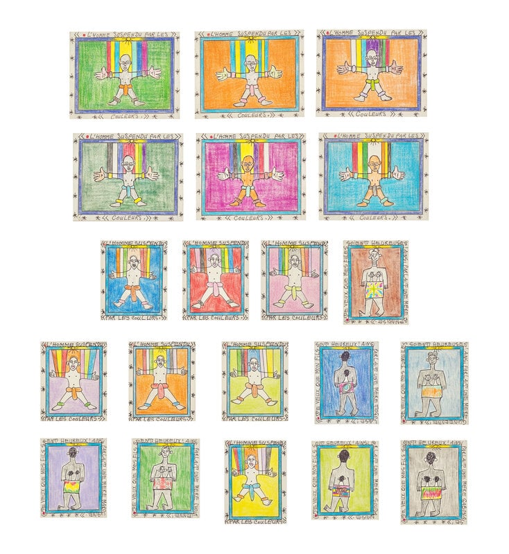 Frédéric Bruly Bouabré
(Ivorian, 1923-2014)
Untitled, A Group of 20 Works (1 of 4)