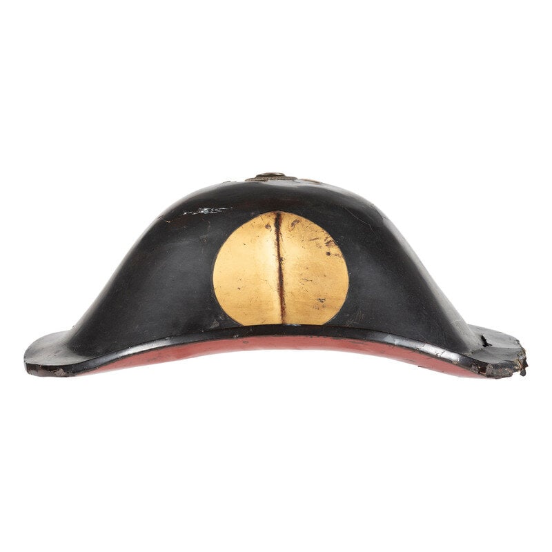 An Edo-Period Japanese Jingasa with Akamatsu Mon (1 of 3)