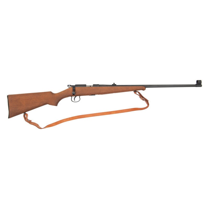 **CZ Brno tgf Model 1: **CZ Brno tgf Model 1 .22 LR. 23" barrel length. SN: 24536. Blued metal finish overall with polished bolt set in walnut semi-pistol grip stock with Schnabel forend and mounting three position folding 