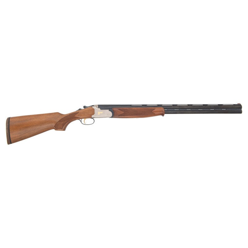 *Lanber Hunter 12 Gauge Over/Under: *Lanber Hunter 12 Gauge Over/Under 12 Gauge. 28" barrel length. SN: 13-03-00627-07-12-76. 3" chamber length. Full Choke upper. Modified lower. Blued metal finish with sandblasted matte stainless frame