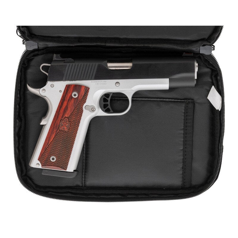 *Springfield Armory Ronin Operator in Box with Accessories: *Springfield Armory Ronin Operator in Box with Accessories 9mm Para. 4.25" barrel length. SN: LW174987. Blued metal finish with matte finished alloy frame and polished barrel mounting checkered Spring