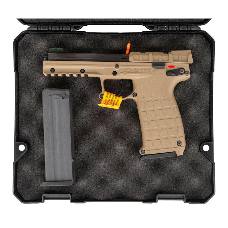 *KEL-TEC PMR-30 in Box: *KEL-TEC PMR-30 in Box .22 WMR. 4.3" barrel length. SN: WYC463. Blued metal finish featuring synthetic Flat Dark Earth colored frame and rear slide with frame mounting an accessory rail. Short-recoil 