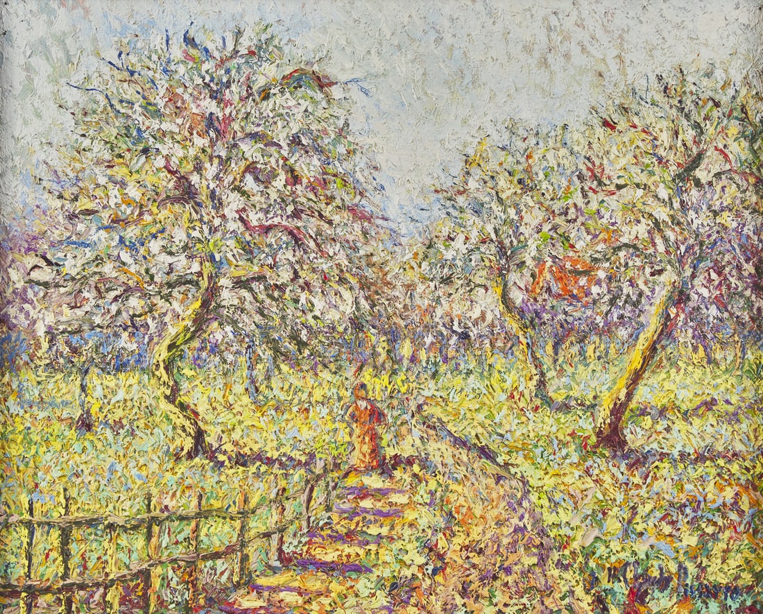 Hugues Claude Pissarro (French, B. 1935) Saint Rémy (1 of 3)