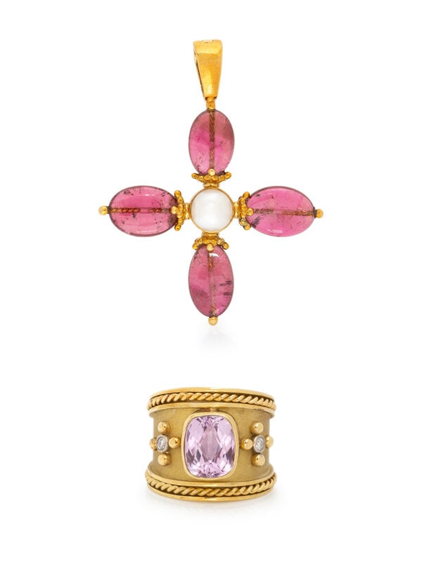 MAZ, COLLECTION OF YELLOW GOLD AND GEMSTONE JEWELRY (1 of 3)