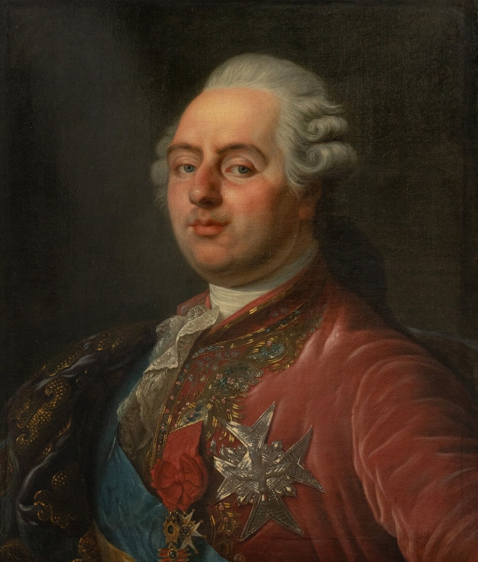 Follower of Antoine-François (Calet) Callet (French, 1741-1823) Portrait of Louis XVI (1 of 3)