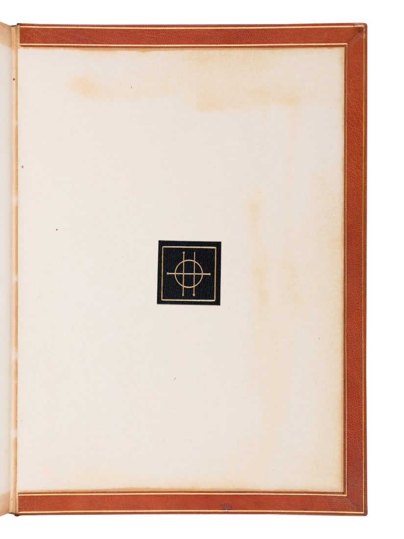 [FINE PRESS -- DOVES PRESS]. WORDSWORTH. A Decade of Years. THE GARDEN COPY. BOUND BY DOVES. 1911. (1 of 3)