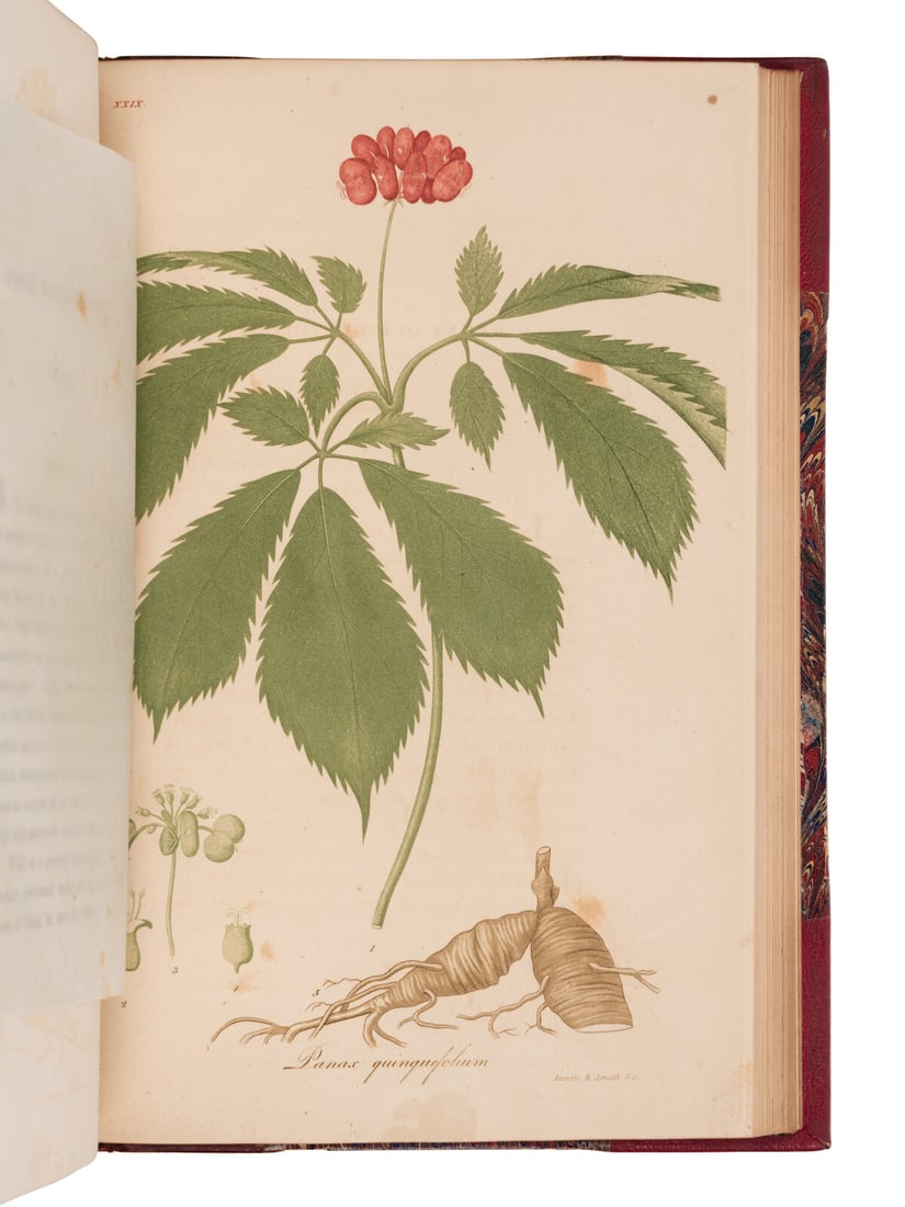 BIGELOW, Jacob. American Medical Botany. Bos., 1817-1820. FIRST EDITION. (1 of 3)