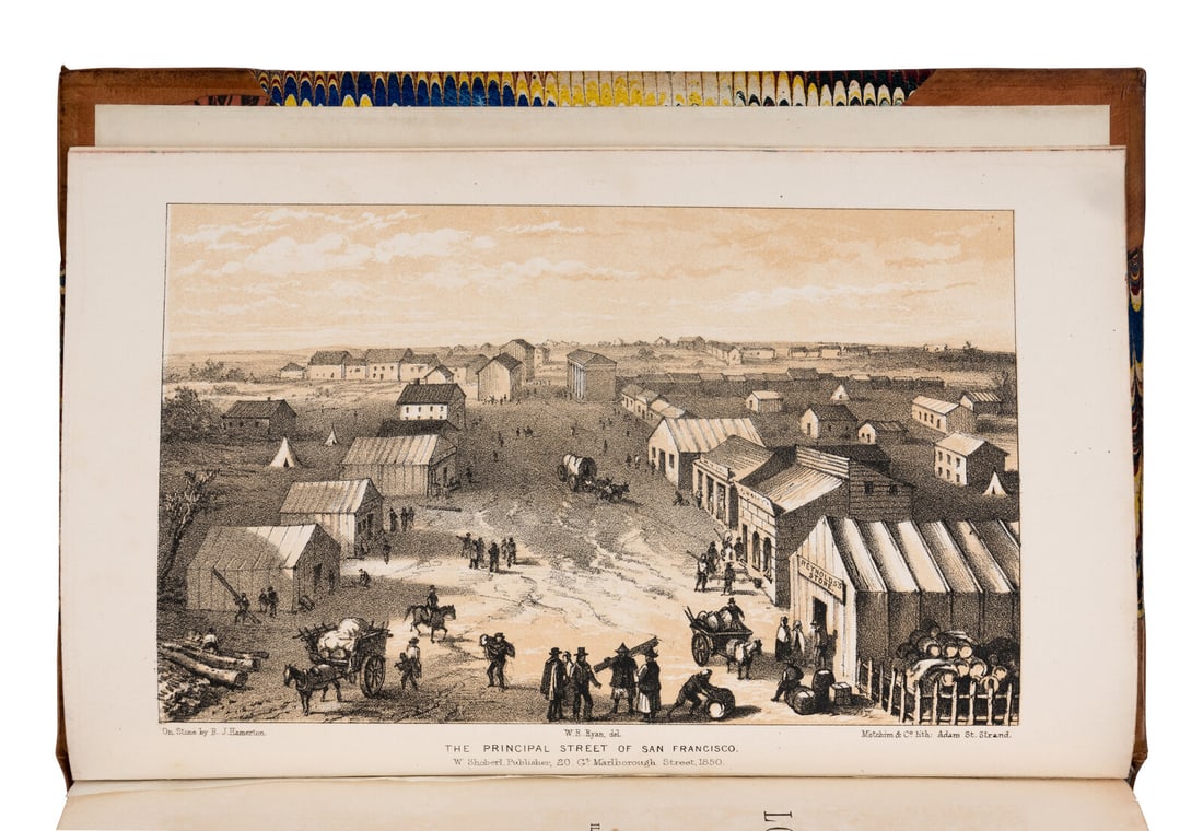 RYAN, W.R. Personal Adventures in Upper and Lower California in 1848-9. Lond., 1850. FIRST EDITION. (1 of 2)