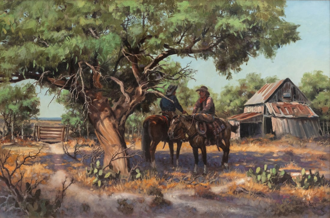 James Boren (American, 1921-1990) Prickly Pear Country, 1971 (1 of 3)