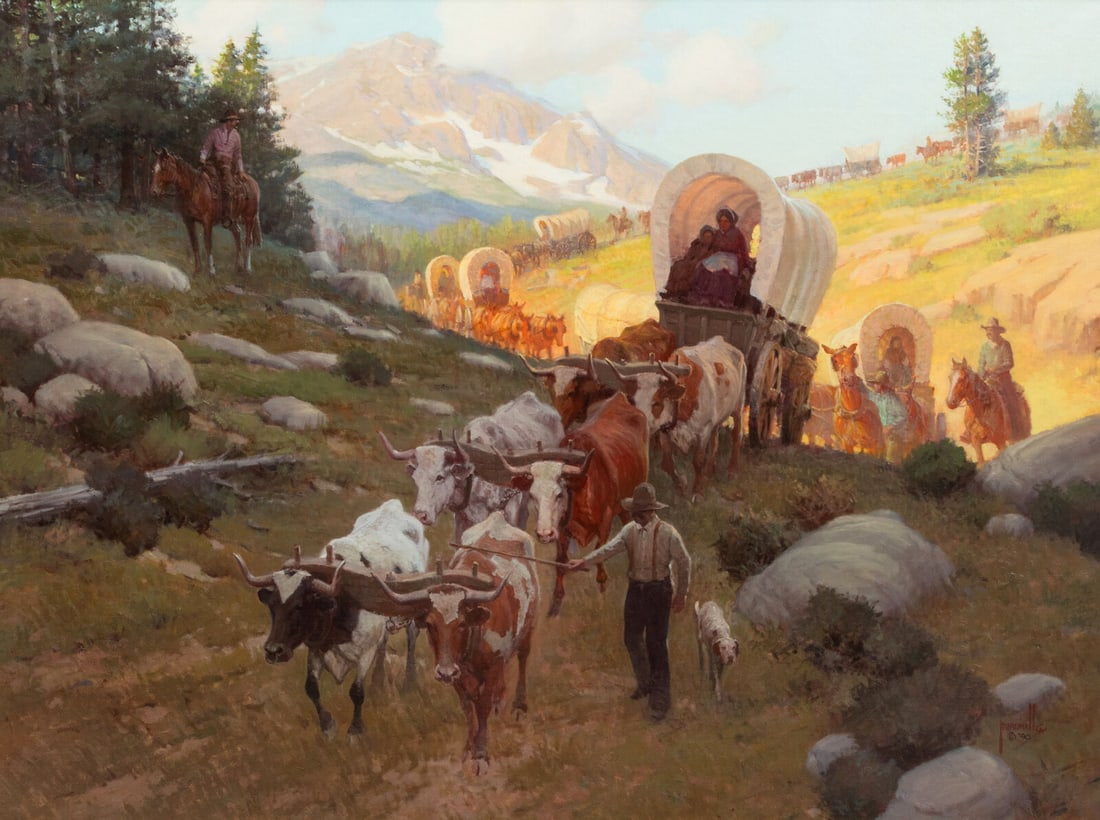 Robert Pummill (American, b. 1936) Sierra Crossing, 1990 (1 of 3)