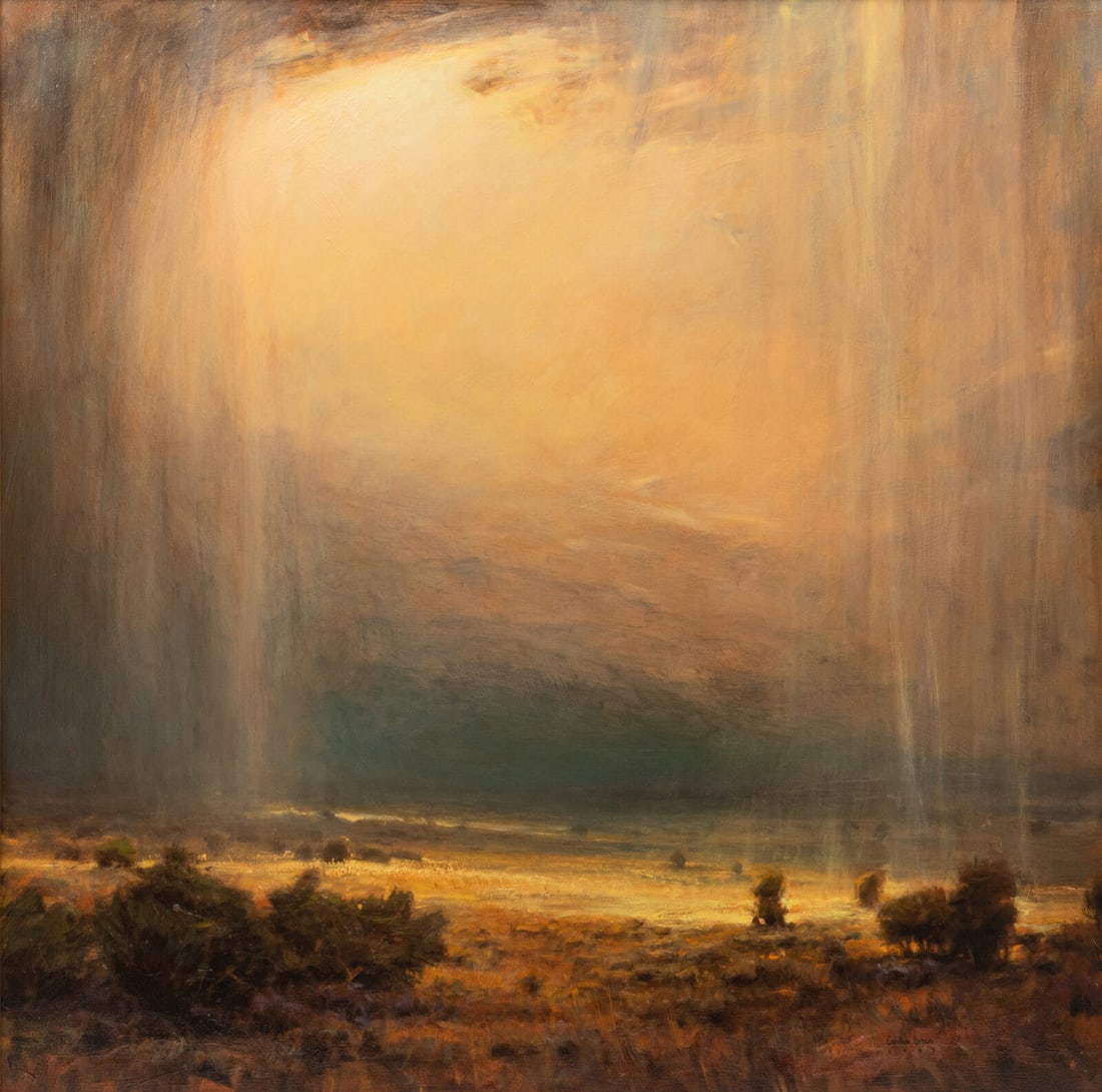 Gordon Brown (American, b. 1962) Storm, 1997: Gordon Brown (American, b. 1962) Storm, 1997 oil on canvas signed Gordon Brown and dated (lower right) 48 x 48 inches Property from a Private Collection, Aspen, Colorado