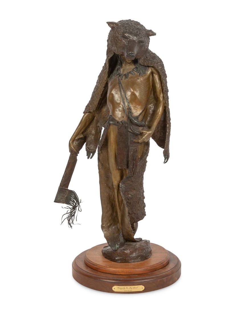 Dave McGary (American, 1958-2013)  Grizzly is My Soul, edition 3/21, 1975 (1 of 5)