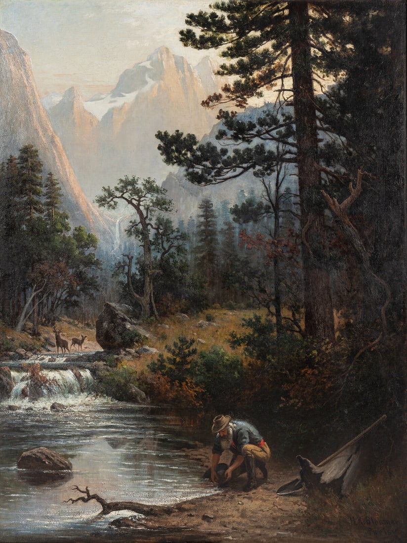 Hiram Reynolds Bloomer (German/American, 1845-1911) Panning the Yosemite (1 of 5)