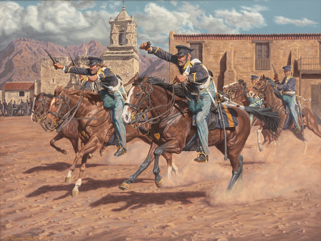 Joe Grandee (American, b. 1929) Onward To Mexico City, 1981 (1 of 3)