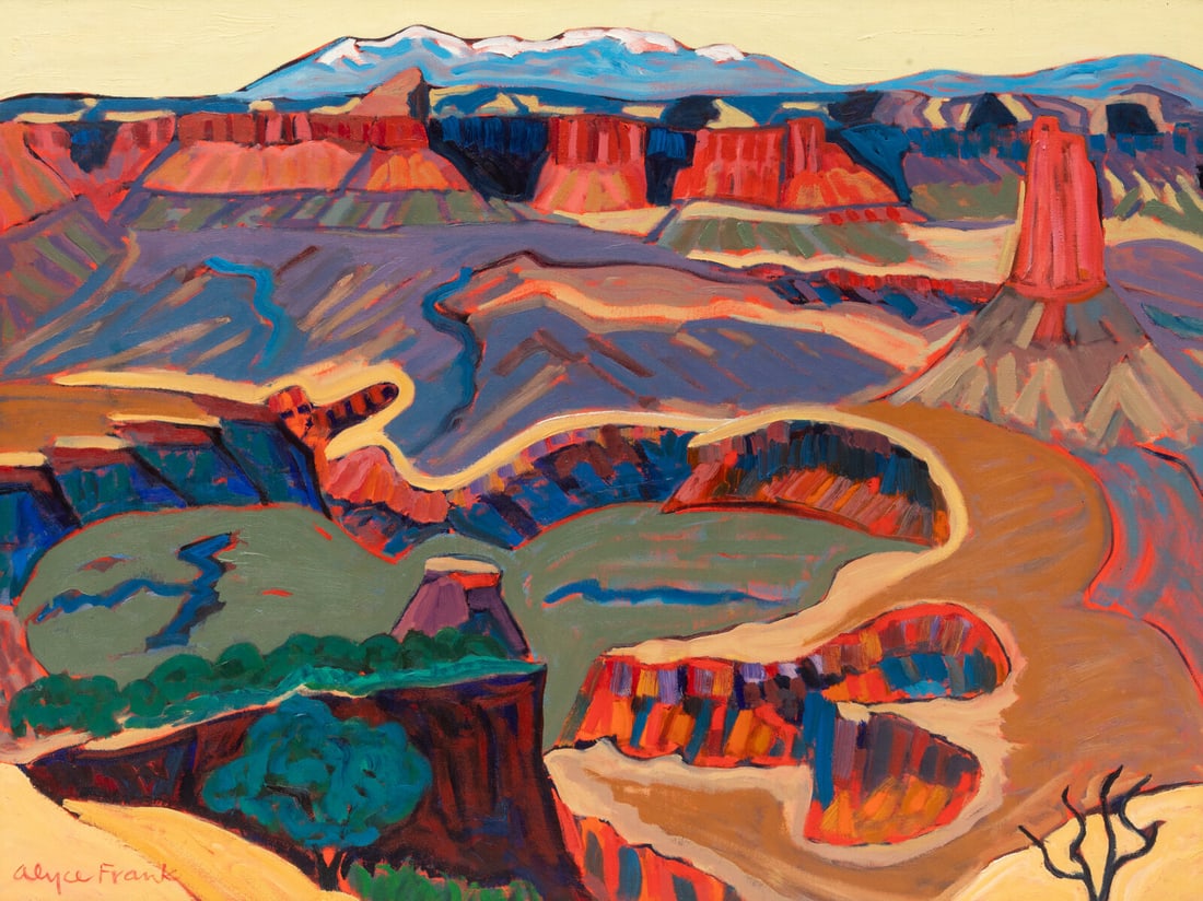 Alyce Frank (American, 1932-2024) Island in the Sky (1 of 3)