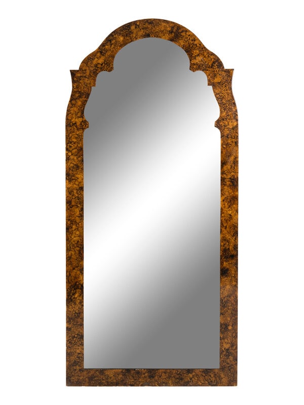 An English Burl Walnut Mirror (1 of 13)