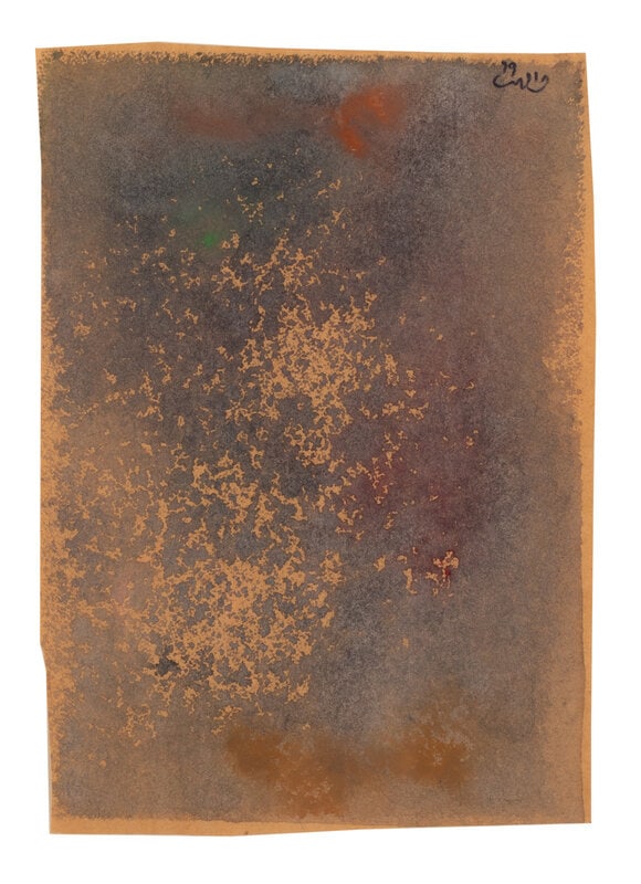 Mark Tobey 20th Century Untitled, 1966. : Mark Tobey 20th Century Untitled, 1966. monoprint signed bottom left sight: 6 x 4 1/4 inches. This lot is located in Chicago. Size sight: 6 x 4 1/4 inches.