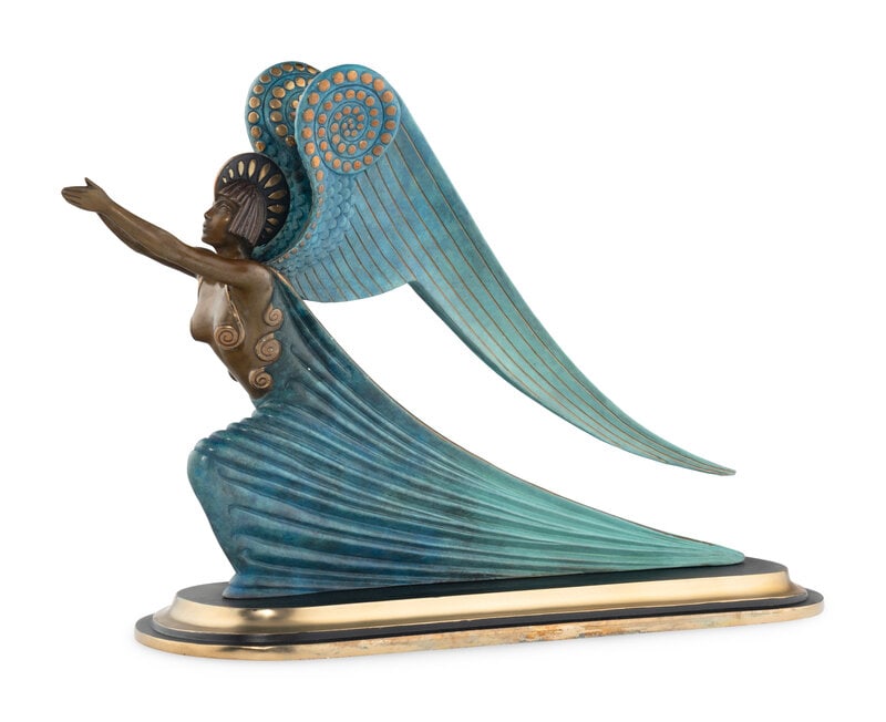 Erté (Romain de Tirtoff) 
(Russian/French, 1892-1990)
Angel, 1984 (1 of 2)