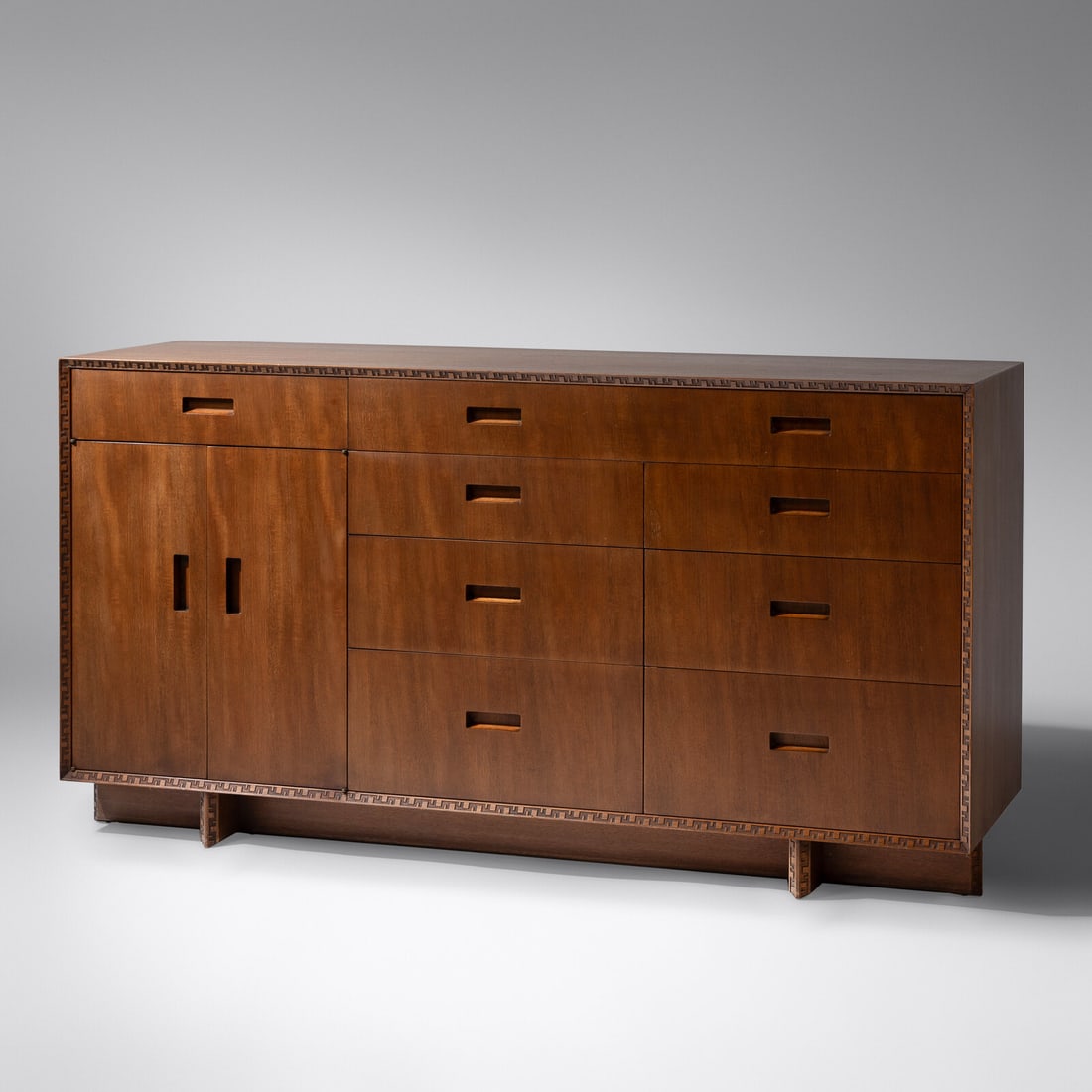 Frank Lloyd Wright (American, 1867-1959) Taliesin cabinet, c. 1955 Heritage Henredon, USA (1 of 2)
