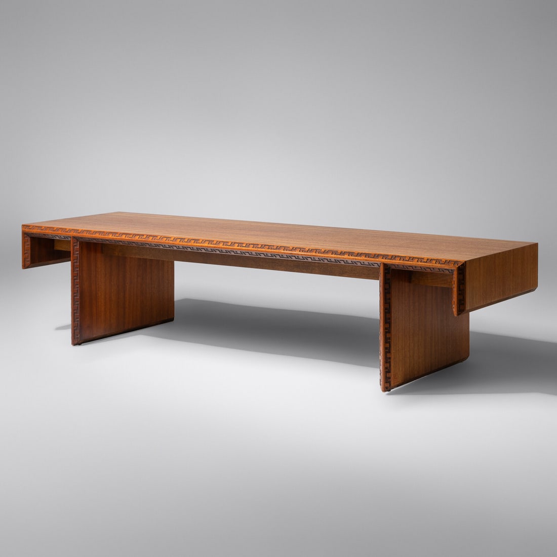 Frank Lloyd Wright (American, 1867-1959) Taliesin coffee table, c. 1955 Heritage Henredon, USA (1 of 2)