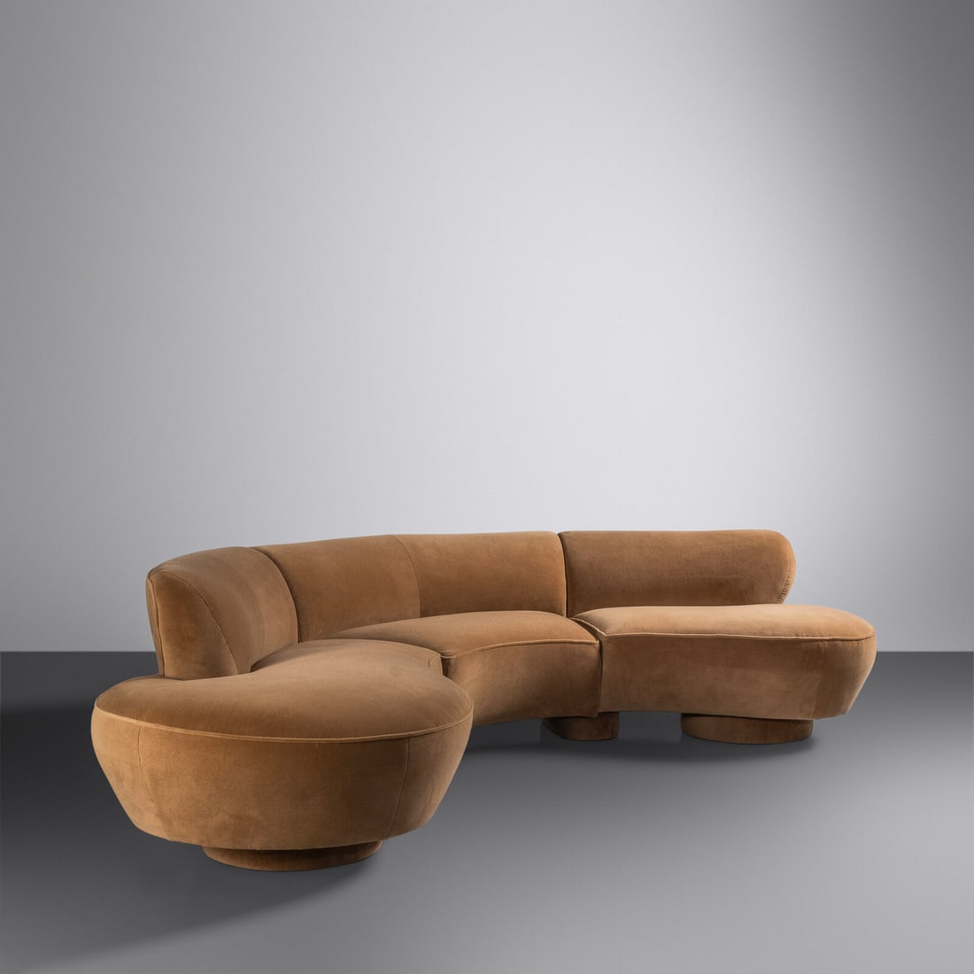 Vladimir Kagan (American, 1927-2016) Sectional sofa Directional, USA (1 of 2)