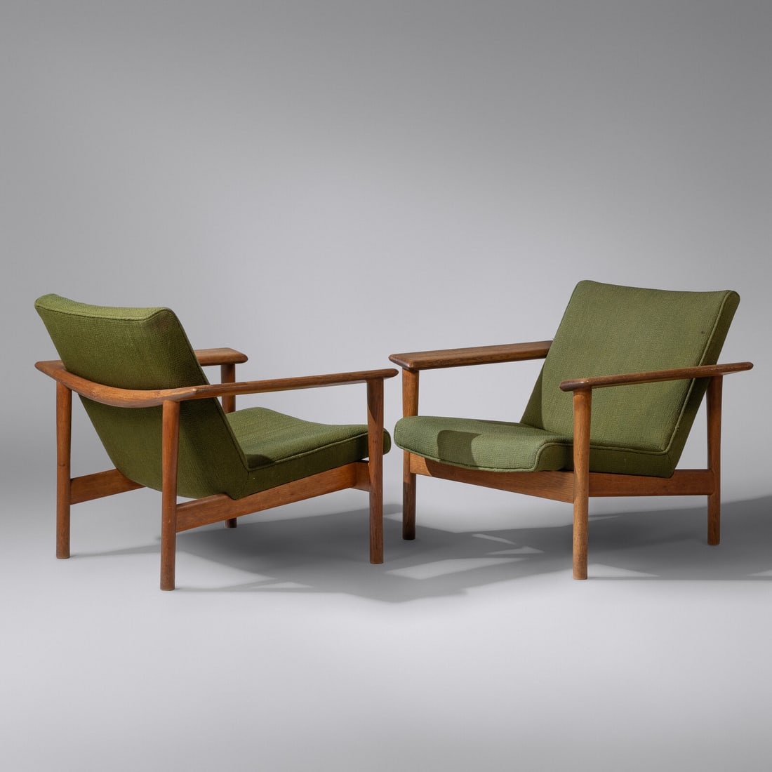 Ejner Larsen and Aksel Bender Madsen (Danish, 1917-1987 | 1916-2000) Pair of armchairs, c. 1958 (1 of 2)