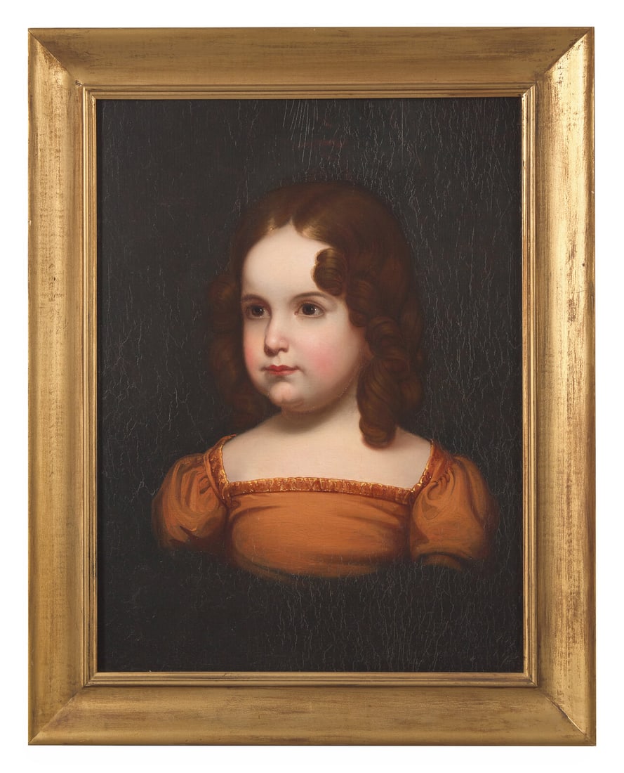 Rembrandt Peale (1778-1860), Portrait of Elmira Fiske (1823-1895), Dated “1828” (1 of 2)
