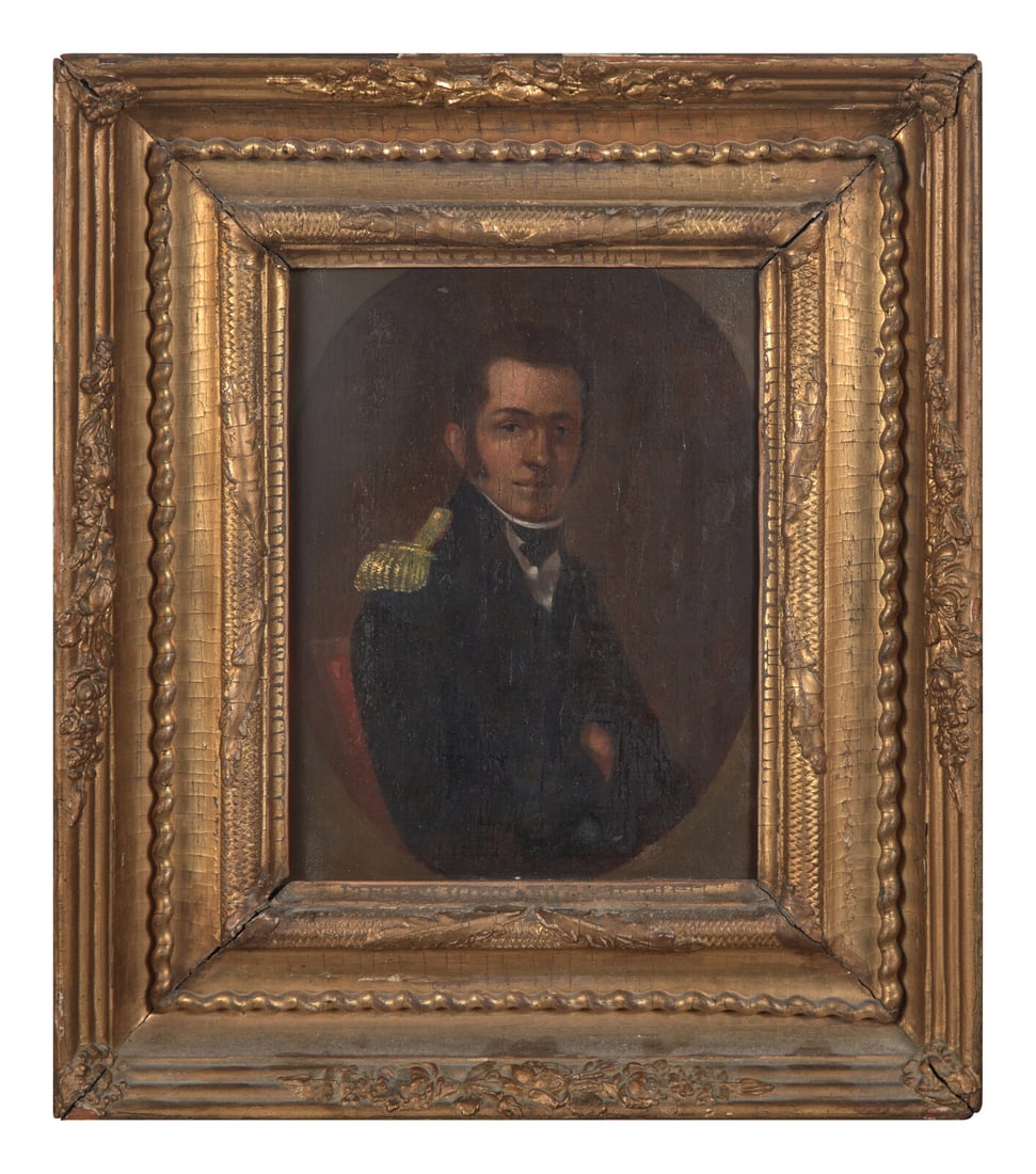 Jacob Eichholtz (1776-1842), A Portrait of a Young Officer (1 of 2)