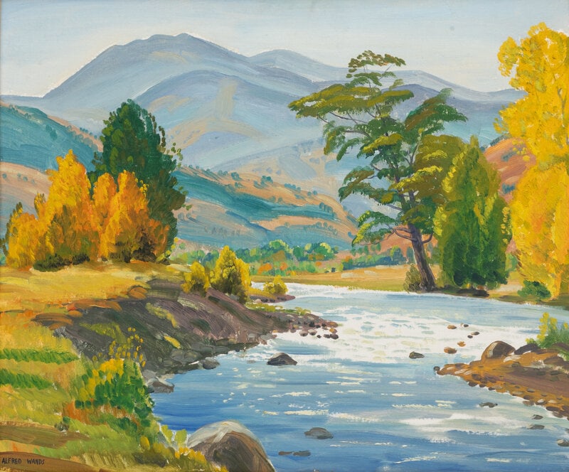 Alfred Wands
(American, 1904-1998)
Mountain Landscape (1 of 3)