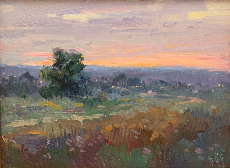 Ovanes Berberian
(Armenian/American, b. 1951)
Sunset Landscape (1 of 3)