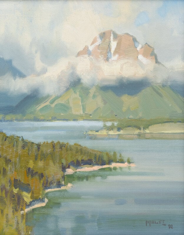 Wayne Wolfe
(American, b. 1944)
Morning Clouds - Mt. Moran, 1992 (1 of 3)