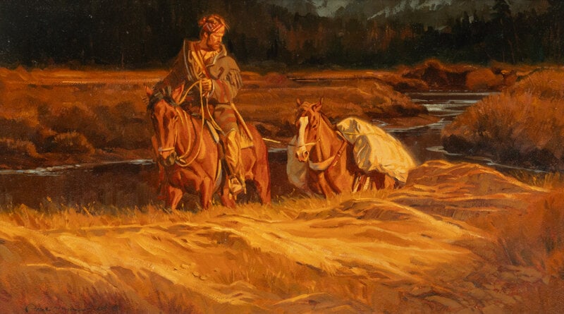 Paul Mann
(American, b. 1955)
Stream Crossing, 1984 (1 of 3)