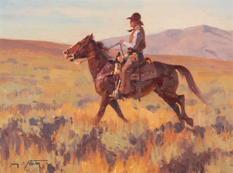 Jim Norton
(American, 1953-2023)
Sage Cowboy (1 of 3)