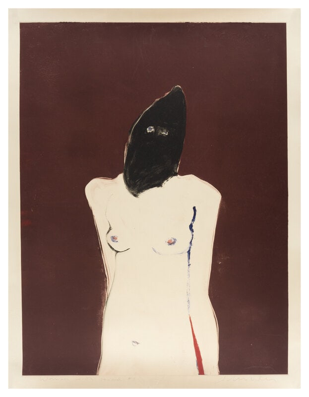 Fritz Scholder
(Luiseño, 1937-2005)
Woman with Hood #1 (1 of 3)