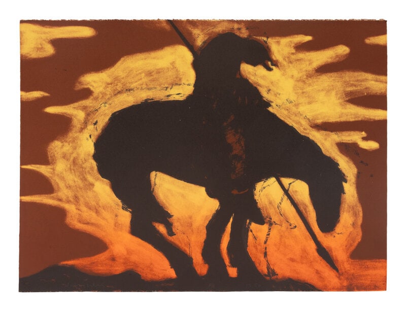 Fritz Scholder
(Luiseño, 1937-2005)
Indian Cliché, edition 13/50  (1 of 2)