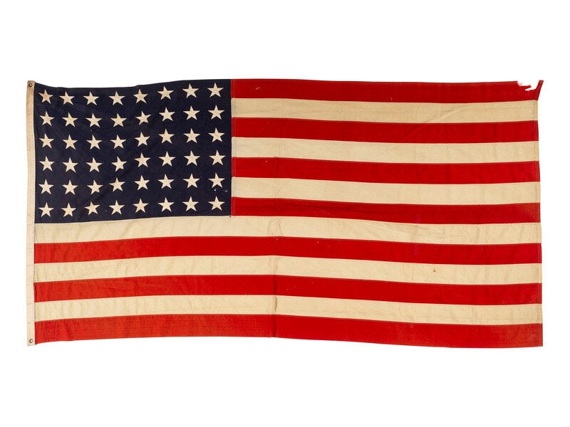 [FLAGS]. 48-star American flag.  (1 of 2)