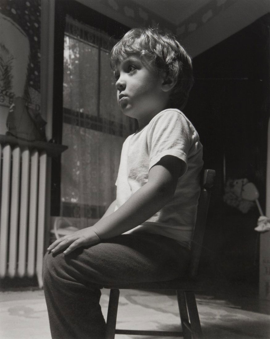 Abelardo Morell, (American, b. 1948), Brady Sitti: Abelardo Morell (American, b. 1948) Brady Sitting, 1989 gelatin silver print signed Abelardo Morell, titled and dated (verso) 22 1/2 x 18 inches. Property from a Private Corporate Col