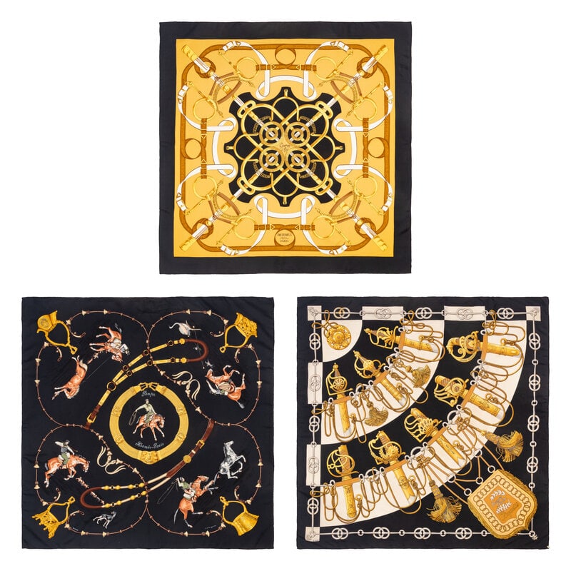 Three Hermès Scarves  (1 of 4)