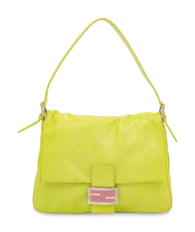 Fendi Lime Green Mama Baguette Bag (1 of 4)