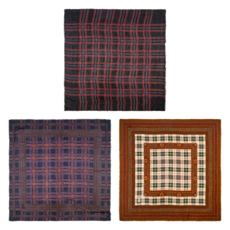 Three Yves Saint Laurent Shawls  (1 of 4)