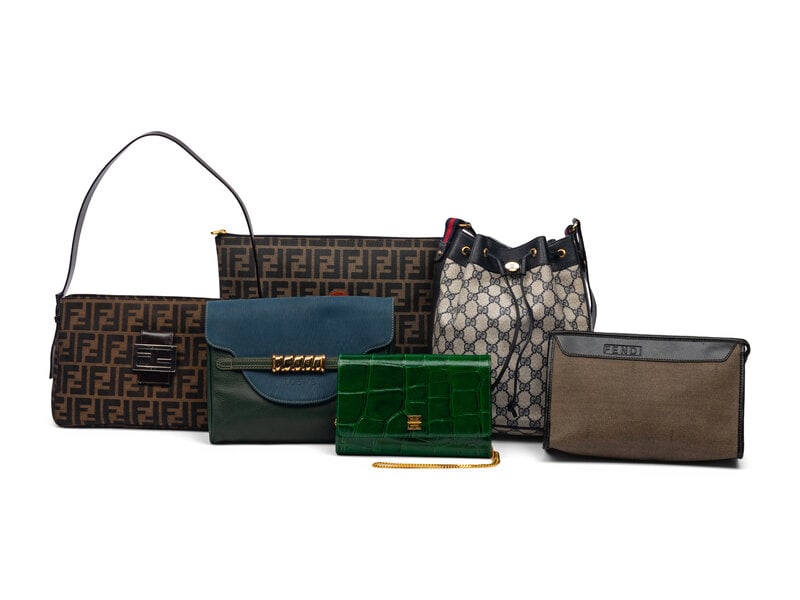 Six Designer Bags, Mostly Fendi  (1 of 4)
