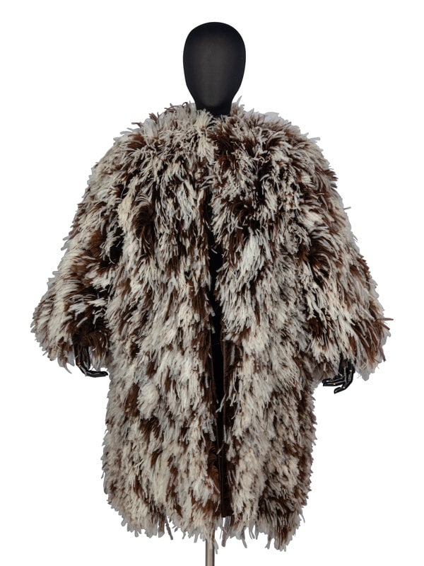 Norman Norell Ostrich Feather Coat, 1971  (1 of 4)