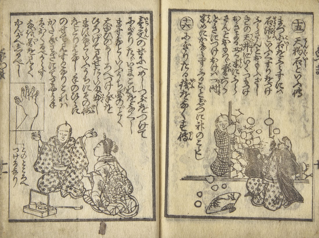 [Magic] Hifumitei, Shigoroku. Haruasobi zashiki tejina (or) Tezuna. Ricky Jay Copy (1 of 3)