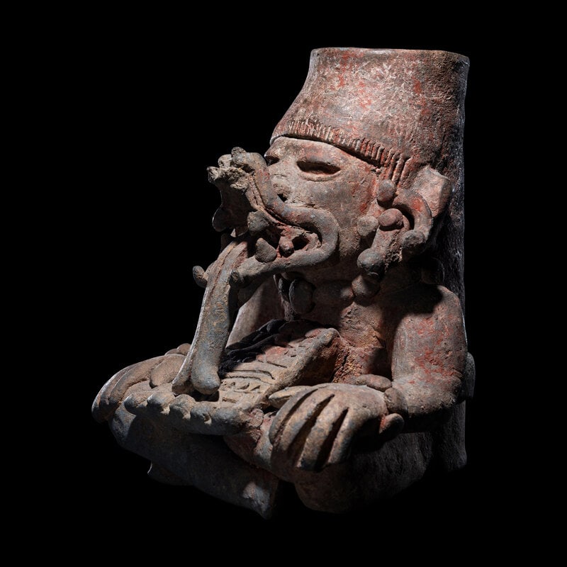 A Zapotec Funerary Urn with a Deity (1 of 8)