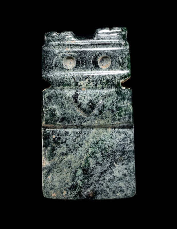 A Guanacaste Jade Avian Celt Pendant (1 of 2)