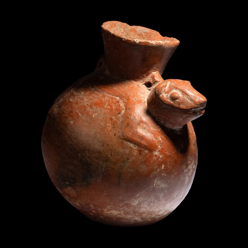 A Chimu Animal Effigy Vessel (1 of 7)