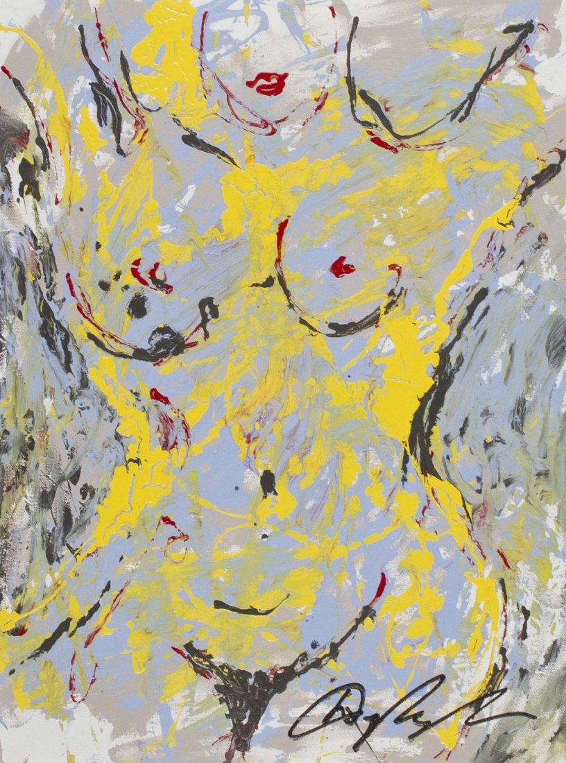 Dominic Pangborn, (American, b. 1952), Mystery Wom: Dominic Pangborn (American, b. 1952) Mystery Woman, 2008 acrylic on canvas signed illegibly (lower right) 24 x 18 inches. Property from the Estate of Norman Korswold, Orlando, Florida